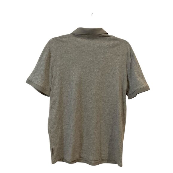 A|X Armani Exchange Men's Short Sleeve Gray Logo Polo Shirt Size Medium golf - Picture 3 of 16